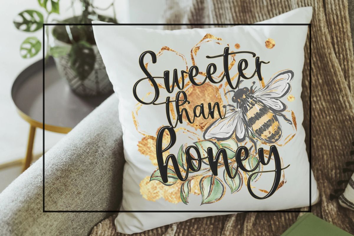 sweeter than honey pillow