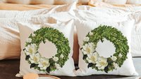magnolia hand towels for bathroom, floral dish towels wedding gift for couple, bridal shower kitchen gifts, farmhouse kitchen towels, plant