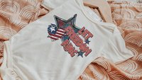 let freedom ring 4th of July baby boy outfit, patriotic baby shower gift, Independence day baby romper neutral bodysuit, first July 4th baby