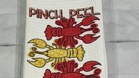 pinch peel eat repeat crawfish kitchen towel, country girl gifts, crawfish boil party decorations, Louisiana gifts, Cajun decor, Southern