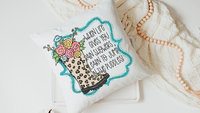 learn to jump in the puddles Spring throw pillows for couch, inspirational pillow to my daughter, whimsical kids reading nook decor, trendy