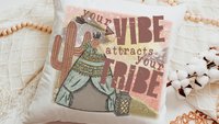 your vibe attracts your tribe boho throw pillows for couch trendy decor, snarky gifts, boho accent pillows for sofa, unique gifts for women