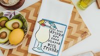 funny kitchen towels, pina colada bar towels, alcohol gifts for women, margarita bar decor, best friend birthday gifts for her, secret Santa