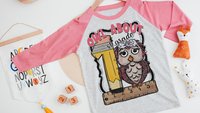 preschool graduation shirts for girls, pre k graduation gifts for granddaughter, owl shirts for kids, preschooler gifts, end of year student
