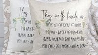 angel wings pillow, memorial pillow, sympathy gift loss of father gift for daughter, bereavement gift loss of mother gift for son, grief