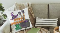 Happy Halloween throw pillows 