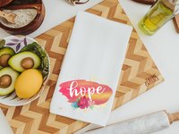 Hope grace faith inspirational kitchen towels 