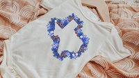 texas wildflower baby outfit girl, Texas state flower bluebonnet baby gifts for girls, Texas baby stuff, floral Texas baby theme clothing