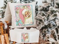 Dreaming of a pink Christmas towels