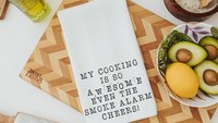 my cooking is so awesome funny kitchen towels, sarcastic kitchen hand towels, cooking gifts for her, grilling gifts for men, chef gifts for