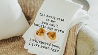 deviled eggs funny kitchen towels, guacamole gift, sassy gifts, safe word kitchen hand towels, smut reader gift, trendy Mothers day gifts