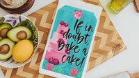 I bake because punching people is frowned upon towels, baking bridal shower kitchen gifts, funny baking kitchen towels, baker gift for women