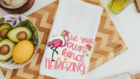 be your own kind of beautiful cute flamingo hand towels for bathroom, flamazing teacher appreciation gifts for women, flamingo gifts for her