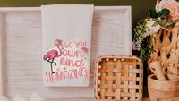 be your own kind of beautiful cute flamingo hand towels for bathroom, flamazing teacher appreciation gifts for women, flamingo gifts for her