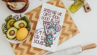 spring cleaning funny kitchen towels for women, spring decor for home, stay at home mom gifts from daughter home decor, cute kitchen hand