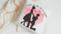 until death do us part wedding throw pillow for bed, unique engagement gifts for couple, bride and groom gifts, romantic throw pillows cover