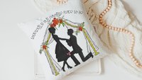 together is our favorite place to be wedding throw pillow for bed, unique engagement gifts for couple, fiance gift for her, future wife gift