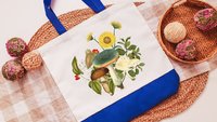 mushroom tote bag for women, reusable grocery bag, eco friendly Christmas gifts for best friend, fungi gifts, cottagecore bag, library tote