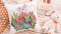 mermaid vibes colorful throw pillow for teenage girls, coral reef nursery decor girl, mermaid decor for girls room, reading nook pillow