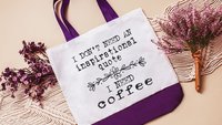 I need coffee funny tote bag for nurse, unique gifts for women who have everything, coffee lover tote popular now, best gifts for her, sassy