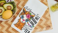 sassy kitchen towels for family, chips and salsa fiesta decor, taco gifts, funny hand towels for kitchen, no drama llama gifts for women