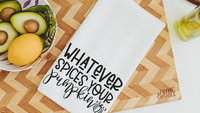 Whatever spices your pumpkin towels
