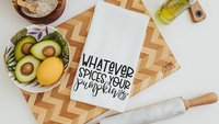 Whatever spices your pumpkin towels