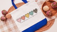 teach love inspire school tote bag for teachers, 2026 teacher appreciation week gifts, end of year teaching staff gifts, teacher totes for