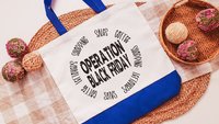 Black Friday tote bags for women, Thanksgiving gifts for friends, funny shopping bags reusable, Friendsgiving hostess gift, shopaholic gifts