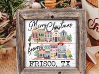 Personalized City and State Christmas Ornament, 3.14in