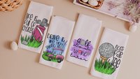 lets par tee golf towel funny golf gifts for women towels, Mothers day gifts for golfer, drive it like you stole it golf cart accessories