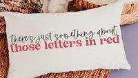 red letter Bible verse lumbar throw pillows for couch religious decorative pillows for sofa, best gifts for her, Christian decor for bedroom