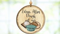 personalized funny sourdough names sourdough ornament, custom sourdough mama kitchen gift, baking accessories for Mom, sourdough starter