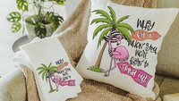 born to stand out flamingo kitchen towel for every season, inspirational hand towels for bathroom beach Christmas gifts for beach lovers