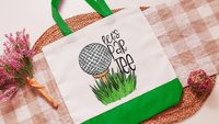 lets par tee golf tote bag for women, funny golf gifts for her, golf mom Mothers Day gifts for golfers, lady golfer gifts, reusable shopping