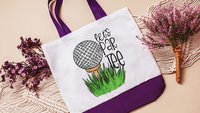 lets par tee golf tote bag for women, funny golf gifts for her, golf mom Mothers Day gifts for golfers, lady golfer gifts, reusable shopping
