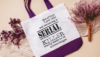 the effort I put into not serial killers tote bags, reusable shopping bag, true crime Christmas gifts for best friend, secret Santa gifts
