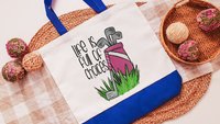 life is full of important choices golf tote bag for women, reusable shopping bag, cute golf gifts for her, lady golfer golfing tournament
