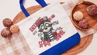 raccoon spirit animal funny tote bag for her, trash panda raccoon gift for women, Galentines day gifts for best friend, sassy tote bag for