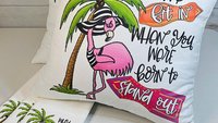 born to stand out flamingo kitchen towel for every season, inspirational hand towels for bathroom beach Christmas gifts for beach lovers
