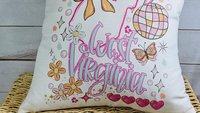 WV pillows for bed, preppy throw pillows for dorm, Charleston West Virginia gifts for women, whimsical coquette kitchen towels decorative
