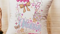 custom Arkansas throw pillows for couch, preppy room decor aesthetic pillow covers 18 x 18, Little Rock Arkansas gifts, college student gift