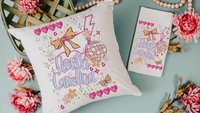 South Carolina decorative pillows for couch dorm decor for girls, South Carolina Christmas gifts for college girls, pink preppy hand towels