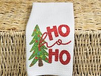 Ho Ho Ho Christmas Kitchen Towel, 16x24