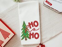 Ho Ho Ho Christmas Kitchen Towel, 16x24