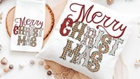 Merry Christmas throw pillow for couch modern Christmas decor for home, trendy Christmas kitchen towels for friends, secret Santa gifts for