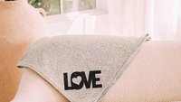 love throw blanket for bed, cute Valentines blankets for boyfriend, cozy Valentines day gifts for girlfriend, snuggle blanket for couples