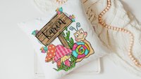 personalized whimsical mushroom nursery throw pillows for reading nook, snail decor kids room decor, Spring decor for home, cute mushroom
