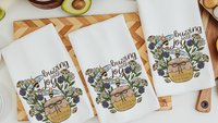 Psalm 118 this is the day Bible verse kitchen towels, Christian gifts for women sisters in Christ, honey bee kitchen decor, bumble bee gifts