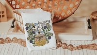 Psalm 118 this is the day Bible verse kitchen towels, Christian gifts for women sisters in Christ, honey bee kitchen decor, bumble bee gifts